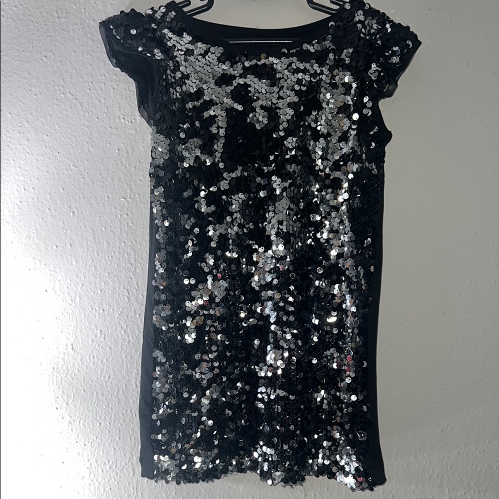 Wonder Nation Black and Silver Kids Top